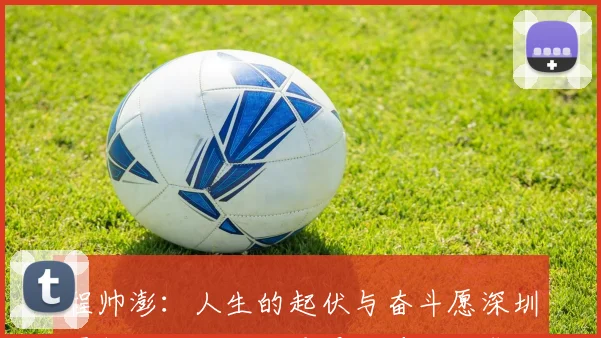 程帅澎：人生的起伏与奋斗愿深圳再创佳绩生活才是最重要的追求
